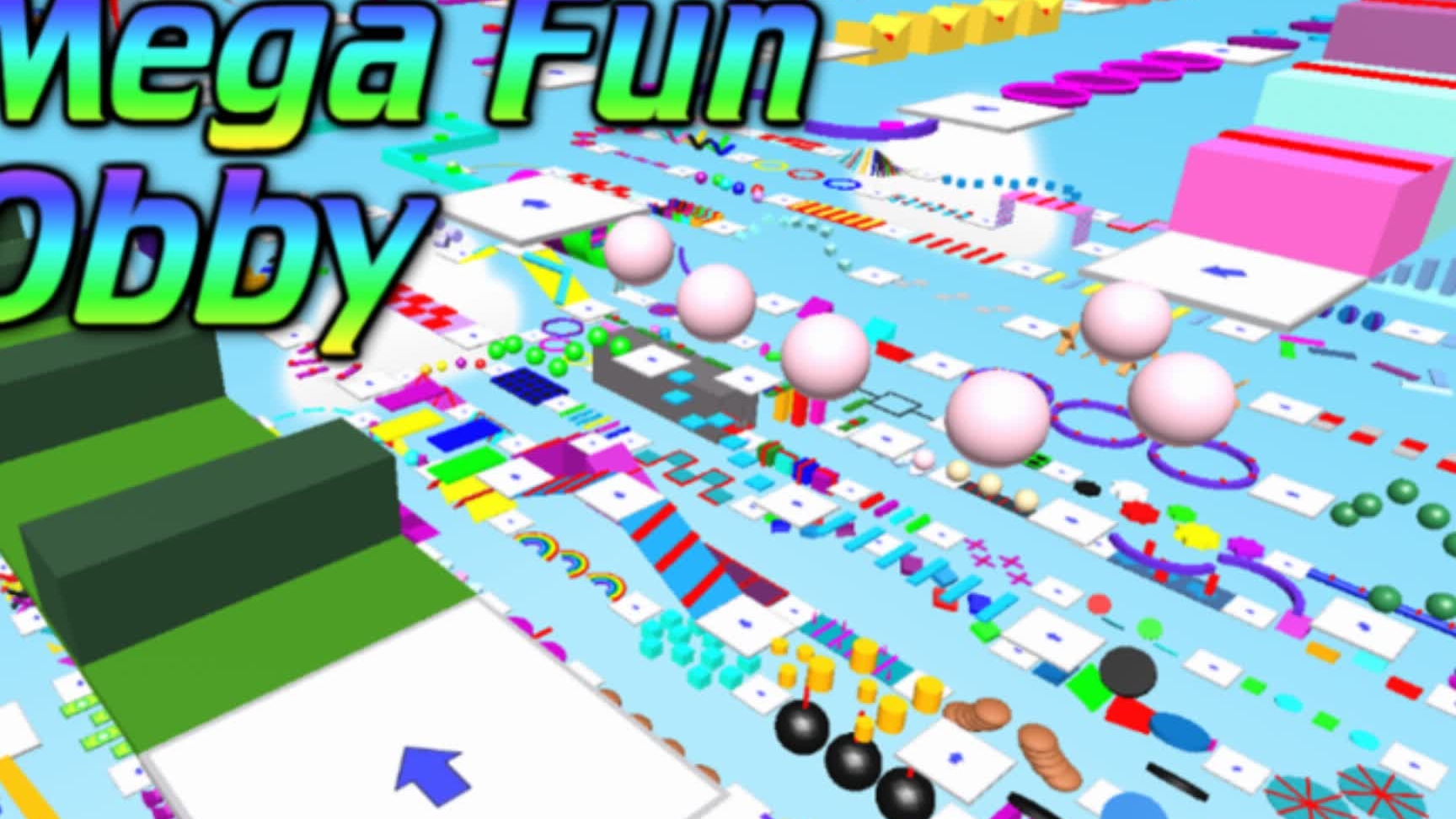 Роблокс Мега весёлое обби