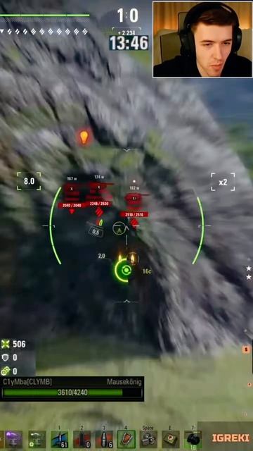 КЛУМБУ ОПУСТИЛИ НА MAUSEKÖNIG #c1ymba #клумба #wot #миртанков