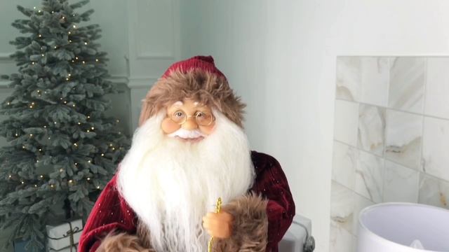 Фигура под ёлку САНТА ИЗ БОРДО, 47 см, 1143629