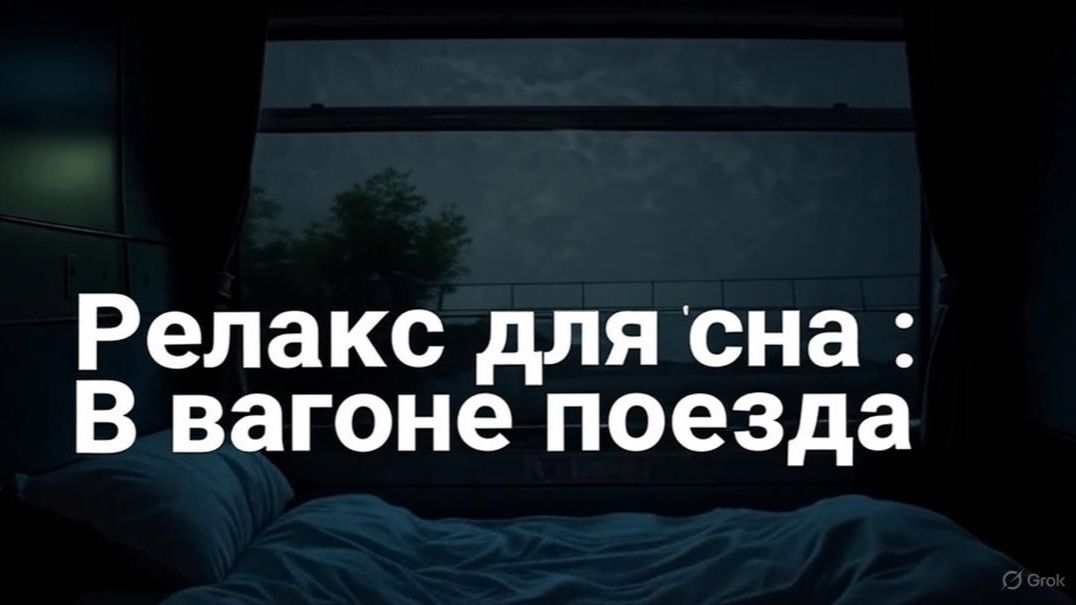 Релакс для сна : В вагоне поезда