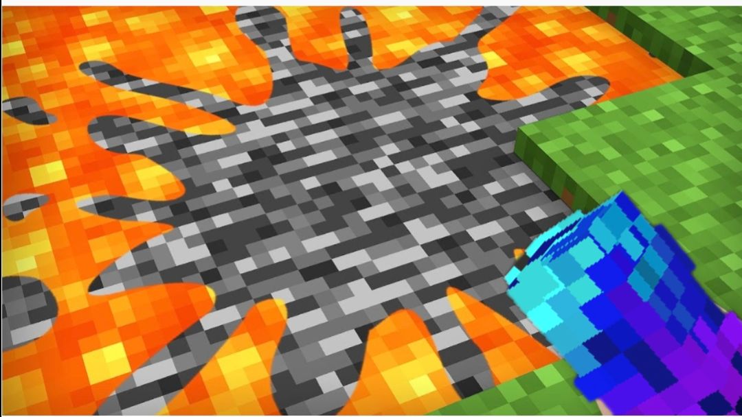 майнкрафт но блок которого я коснусь превратится в бедрок