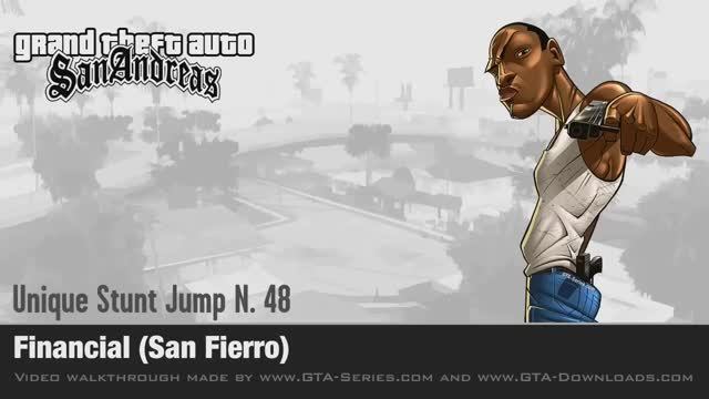 GTA San Andreas - Walkthrough - Unique Stunt Jump #48 - Financial (San Fierro)