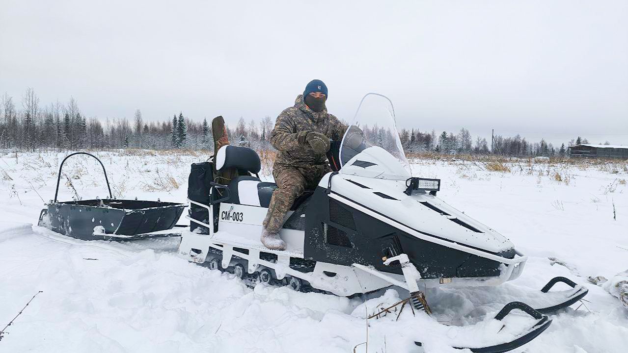 После МЕДВЕДЯ пришёл ВОЛК УЖЕ ПО СНЕГУ / ОБЗОР СНЕГОХОДА СМ-003 / ЧТО ИЗМЕНИЛОСЬ В КОНСТРУКЦИИ.