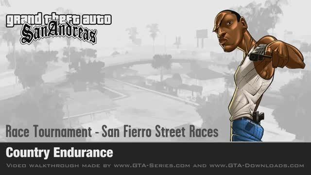 GTA San Andreas - Walkthrough - Street Race - Country Endurance (HD)