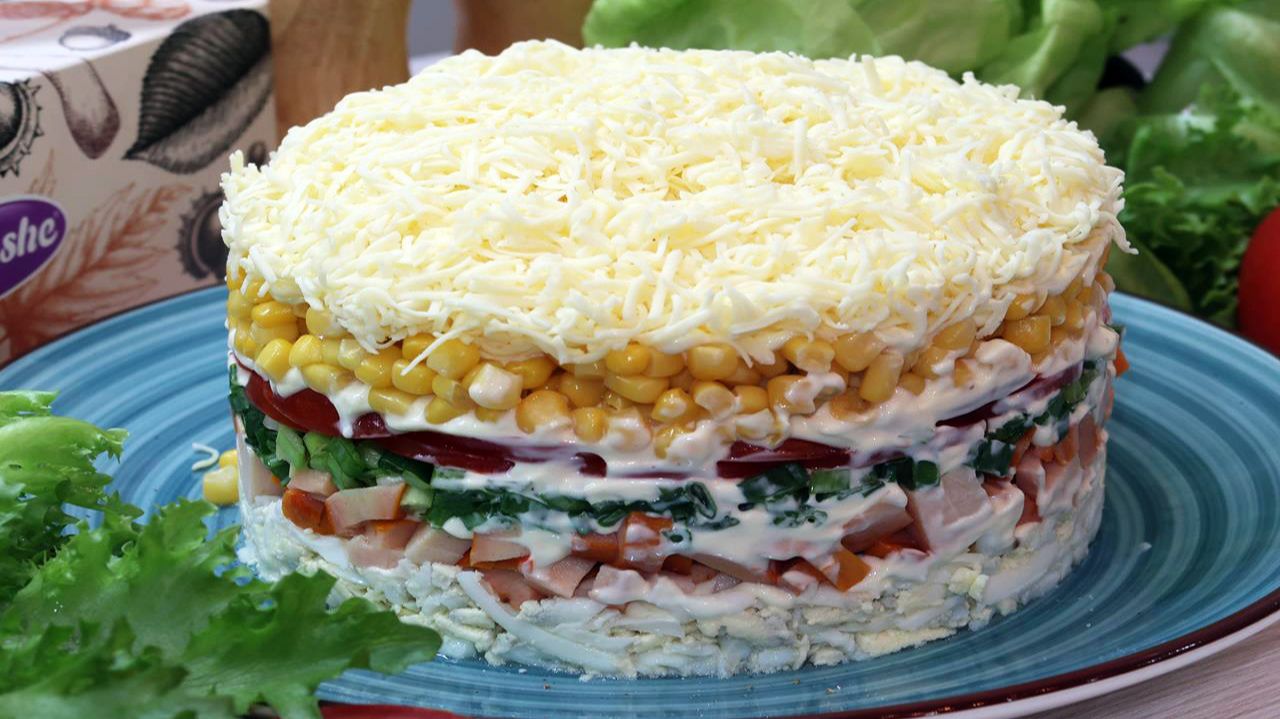 Салат Праздник - фейерверк вкусов