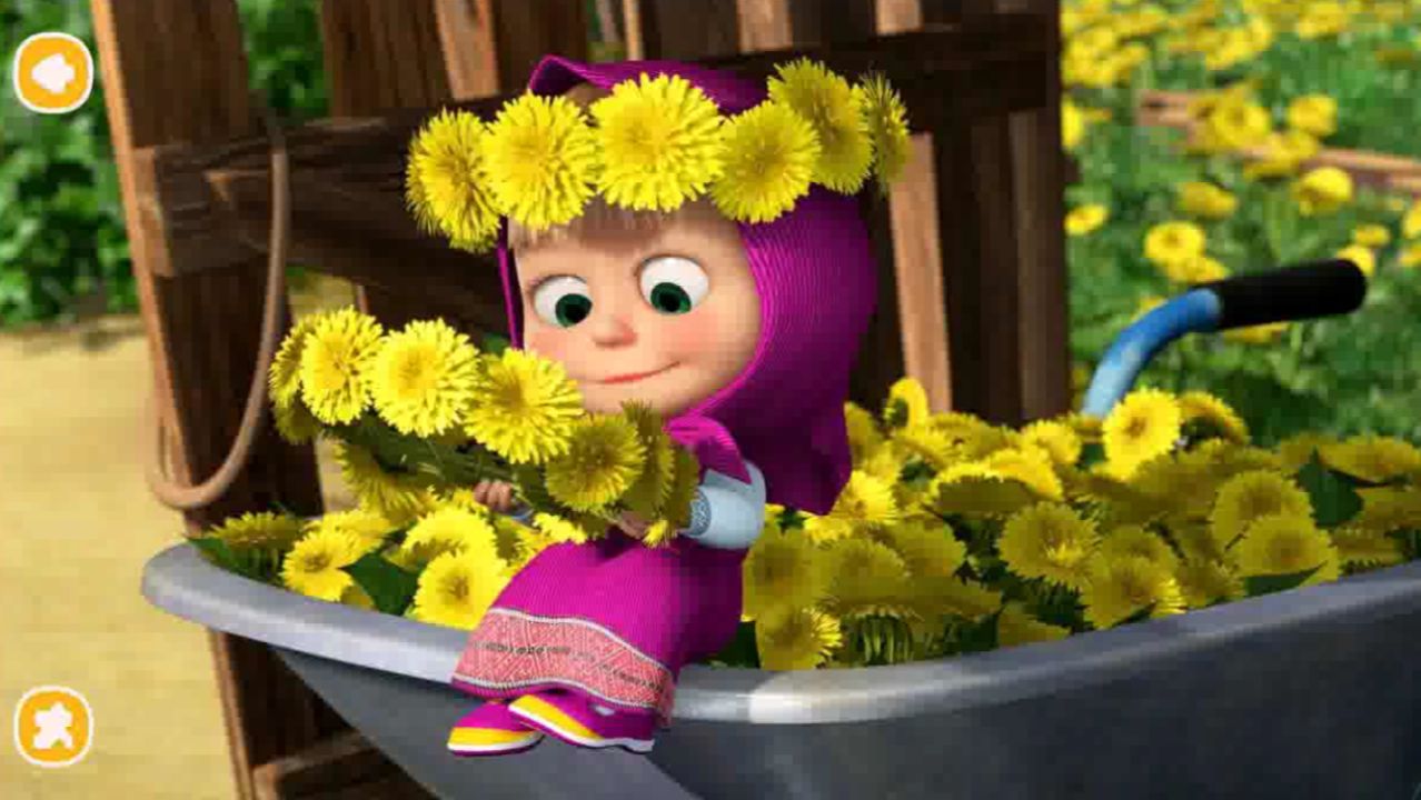 Маша и Медведь | Красивые Пазлы с Героями Мультика Маша и Медведь | Маша и Медведь Смотреть Онлайн