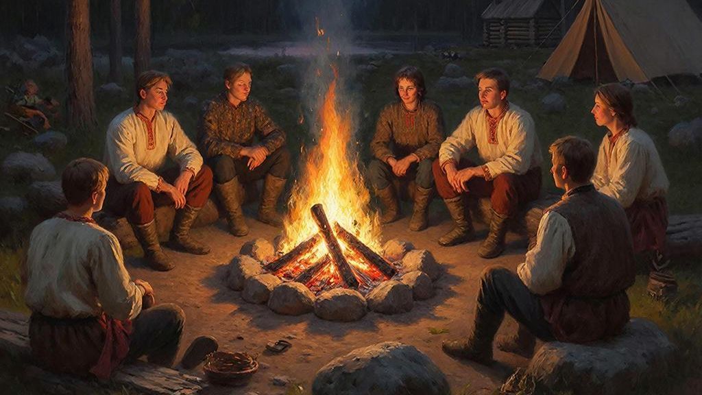 Пламя костра