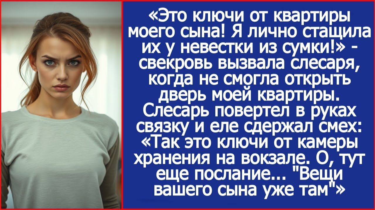 Свекровь украла ключи | ИСТОРИИ ИЗ ЖИЗНИ | АУДИО РАССКАЗЫ | СЛУШАТЬ ИСТОРИИ