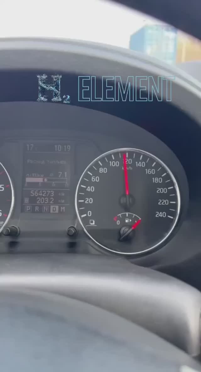 Nissan X-Trail 2012, 2.0 л, 190 л.с. Пробег — 564 000 км Экономия с 9.7 до 7.1 л в первый день