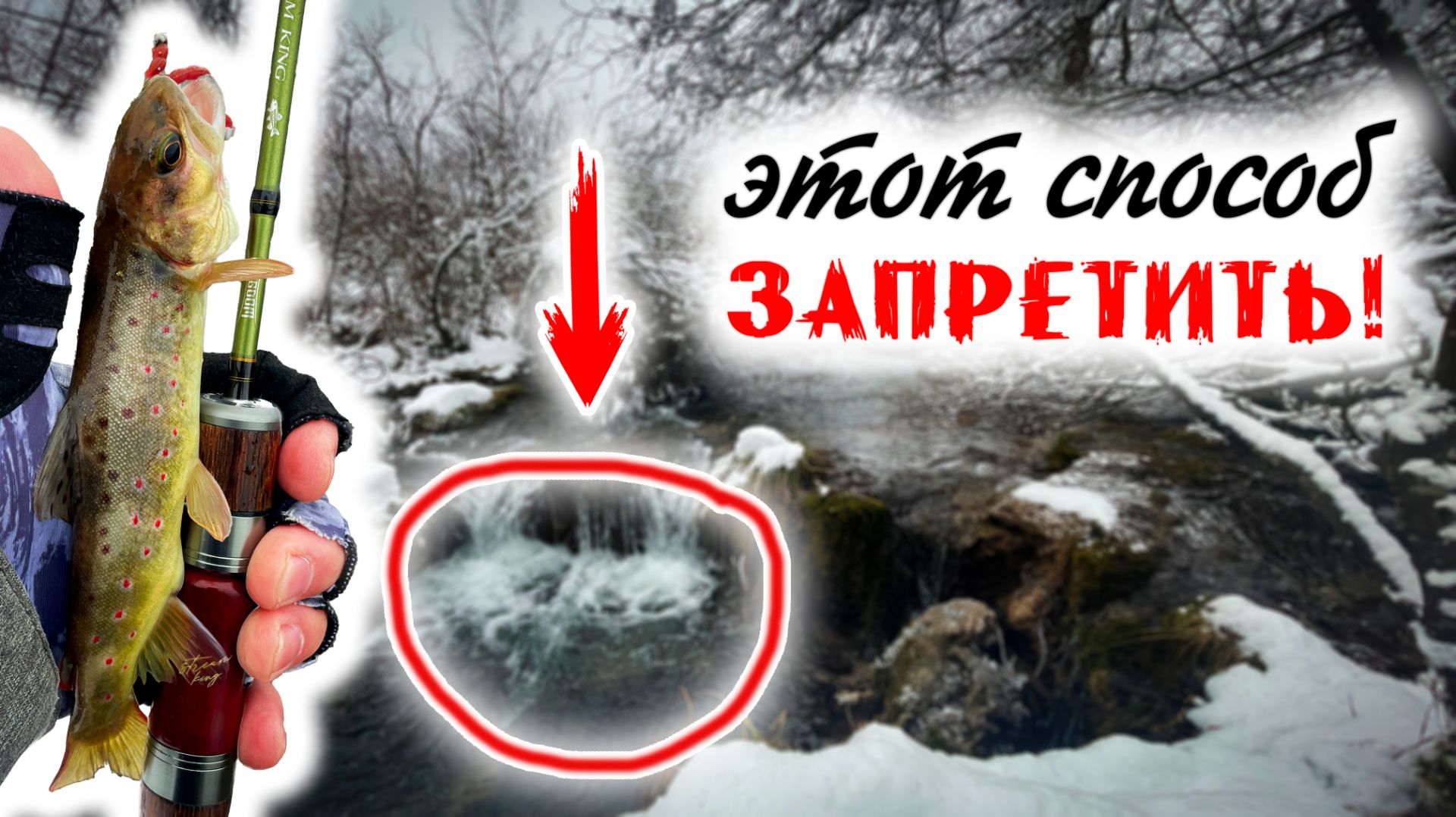 ВЫБИВАЕТ РЫБУ даже Зимой! ОСНАСТКА, которая НЕ ОСТАВЛЯЕТ ШАНСА!  #мормышинг #trout #рыбалка