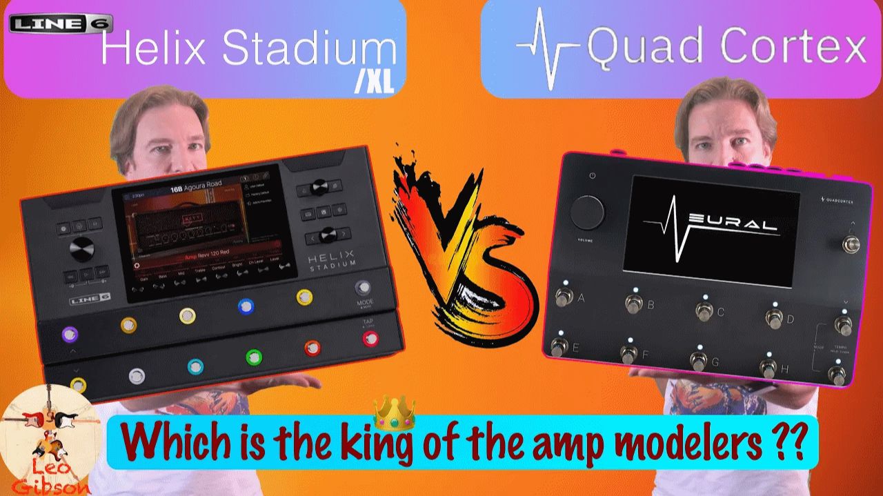 Leo Gibson: Helix Stadium против Quad Cortex: Ну и кто КОРОЛЬ среди моделирующих процессоров?