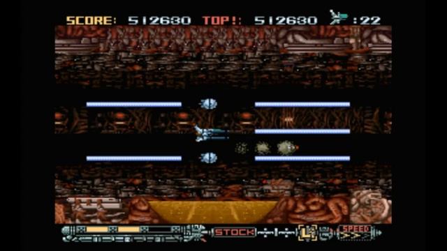 Super Nintendo (Snes) 16-bit Phalanx - The Enforce Fighter A-144 Mission 8 Charge Прохождение
