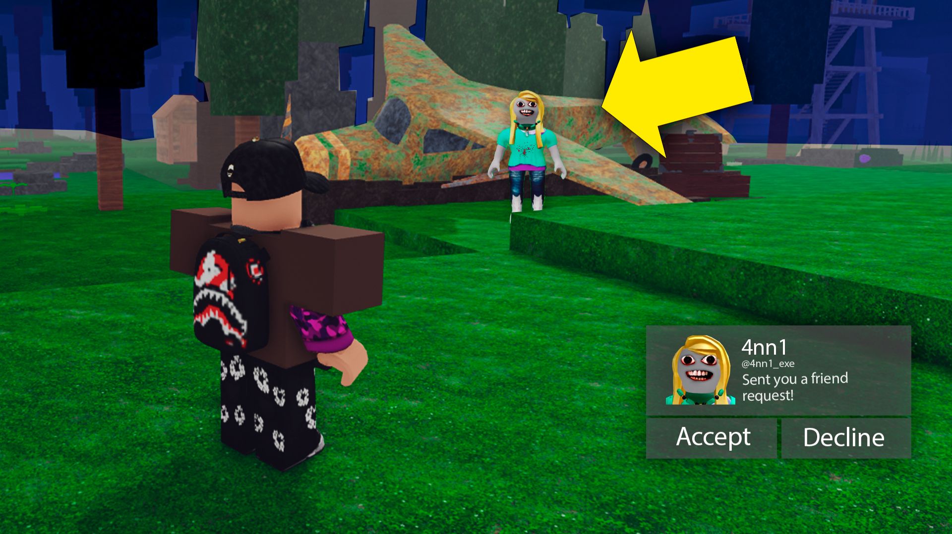 Этот Игрок НЕ ДОЛЖЕН СУЩЕСТВОВАТЬ в 99 Ночей в Лесу РОБЛОКС…