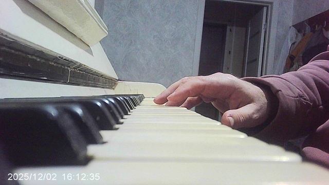 Пианино - продолжаю разучивать валенки3