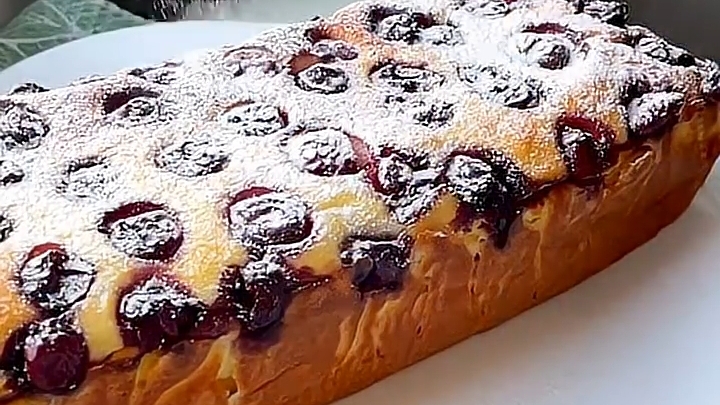 Творожная Запеканка с манкой...🥧🍒☕😋   Рецепт ⤵️