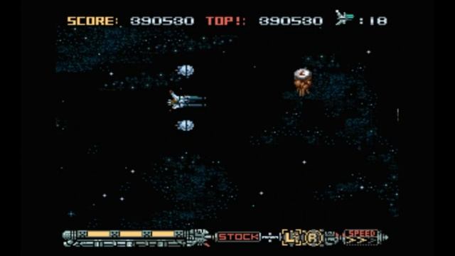 Super Nintendo (Snes) 16-bit Phalanx - The Enforce Fighter A-144 Mission 7 Hyper Space Прохождение