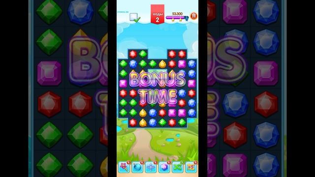 Jewel Legend 208 и 209 уровень три в ряд