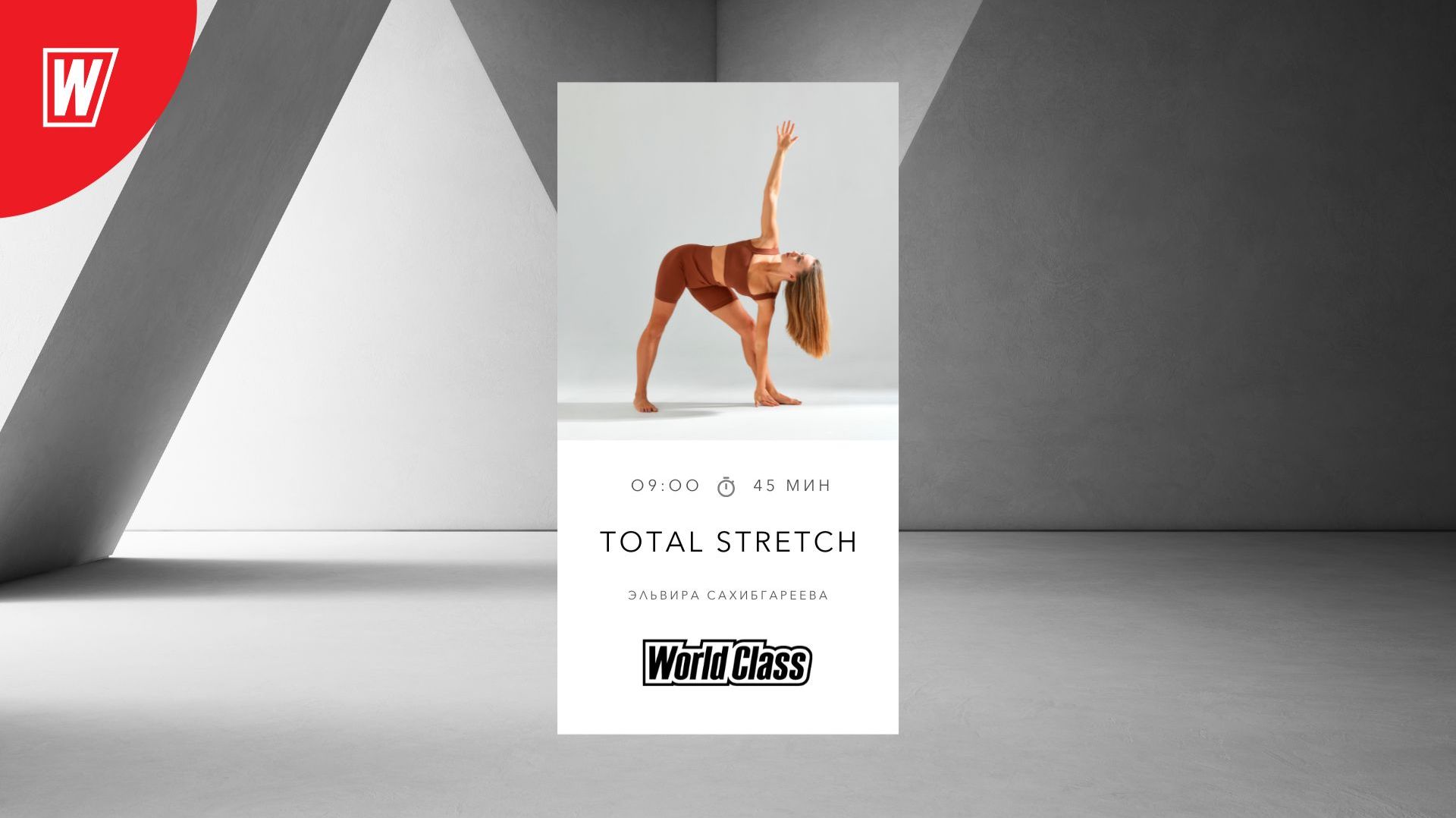 TOTAL STRETCH с Эльвирой Сахибгареевой | 2 декабря 2025 | Онлайн-тренировки World Class