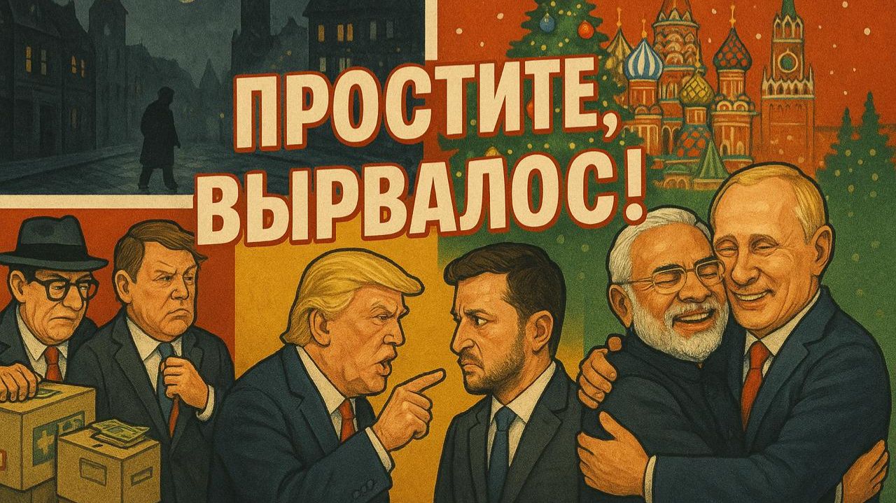 2.12.25 | "Простите, вырвалось!" №299| Украшенная к НГ Россия и мрачная Германия, ситуация на фронте