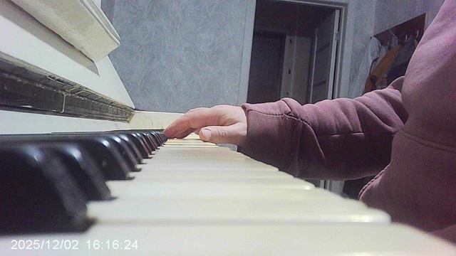 Пианино - продолжаю разучивать валенки4