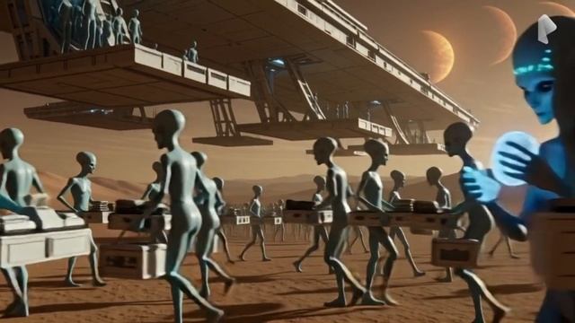 Эвакуация с планеты, где-то в глубоком космосе.