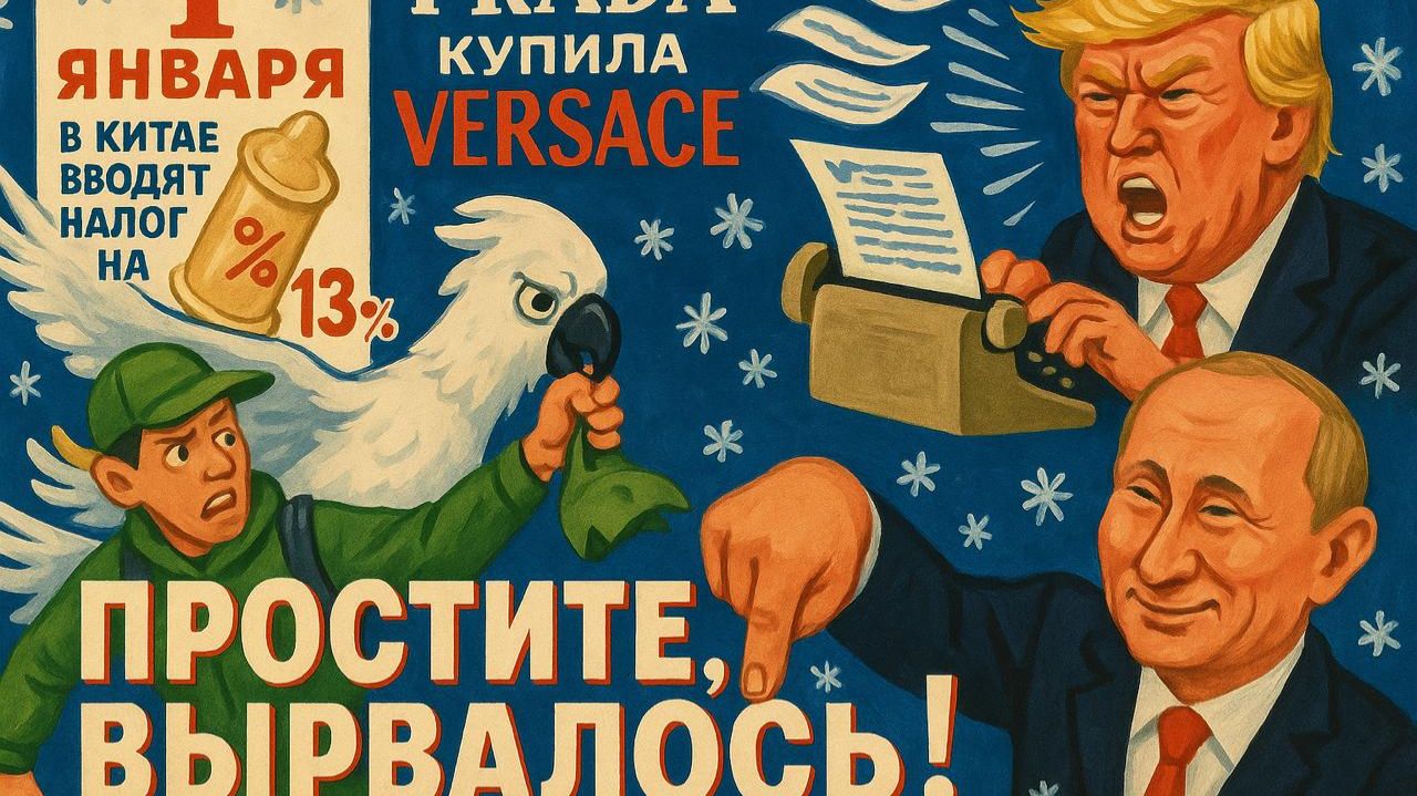 3.12.25 | "Простите, вырвалось!" №300 | Жёсткий Путин, бешеный принтер Трампа, безмозглый курьер