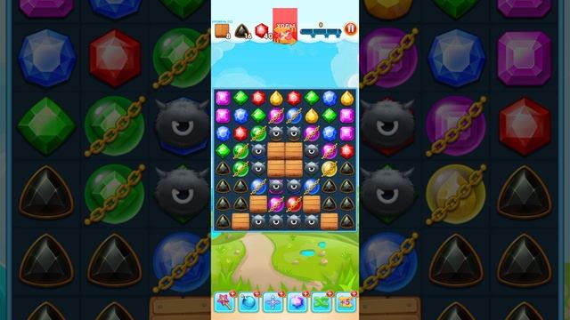 Jewel Legend 211 и 212 уровень три в ряд