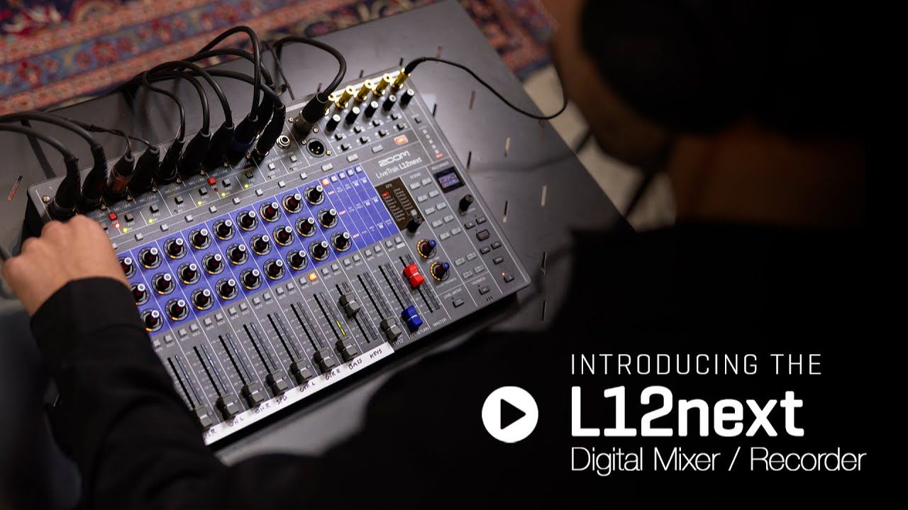 Zoom LiveTrak L12 Next | Digital Mixer and Multi-Track Recorder for Musicians
