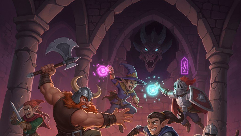 Dungeon MayHem Monster Madnes персоонажи: Minsc&Boo -Jaheira