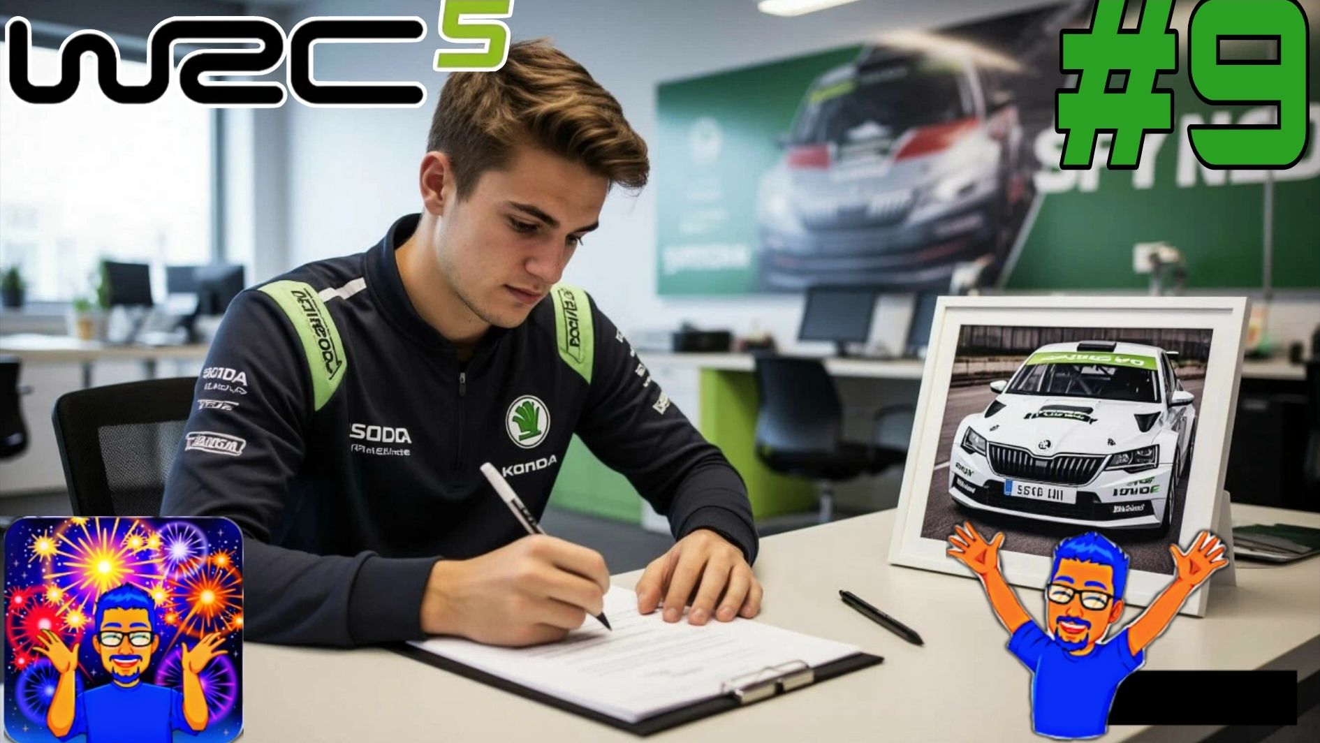 🔵WRC 5🔵#9-ПЕРЕХОЖУ🏃♂️ В WRC 2 И ПОДПИСЫВАЮ📝 КОНТРАКТ📃 СО SKODA🚗!