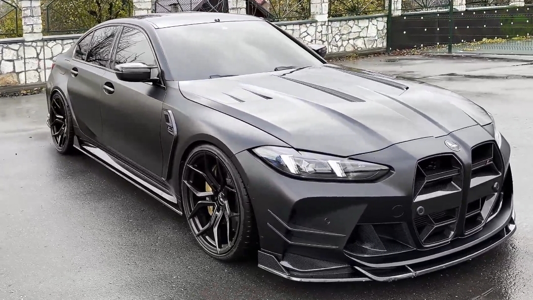 BMW M3 Competition 2025г. Обзор интерьера и экстерьера.