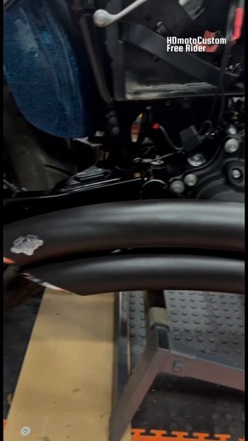 Новый выхлоп на #HarleyDavidson своими руками