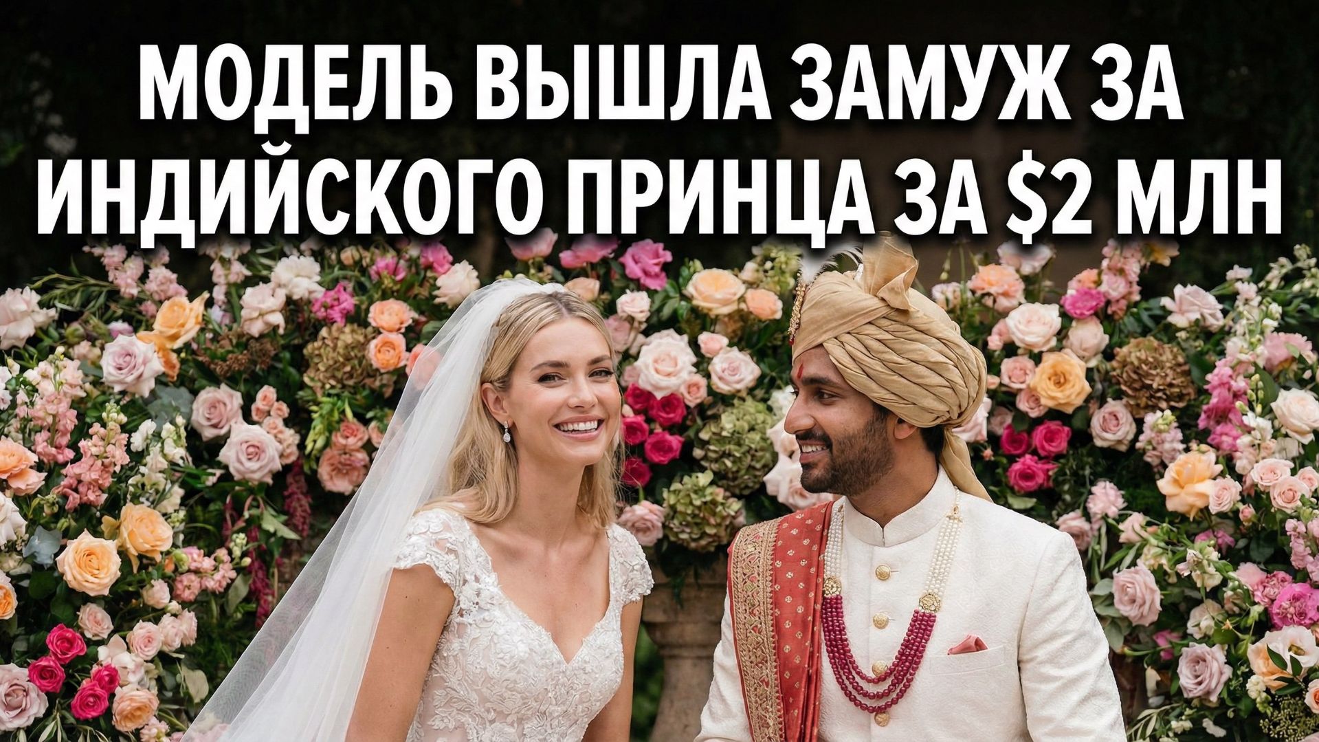Модель вышла замуж за Индийского принца за $2 млн