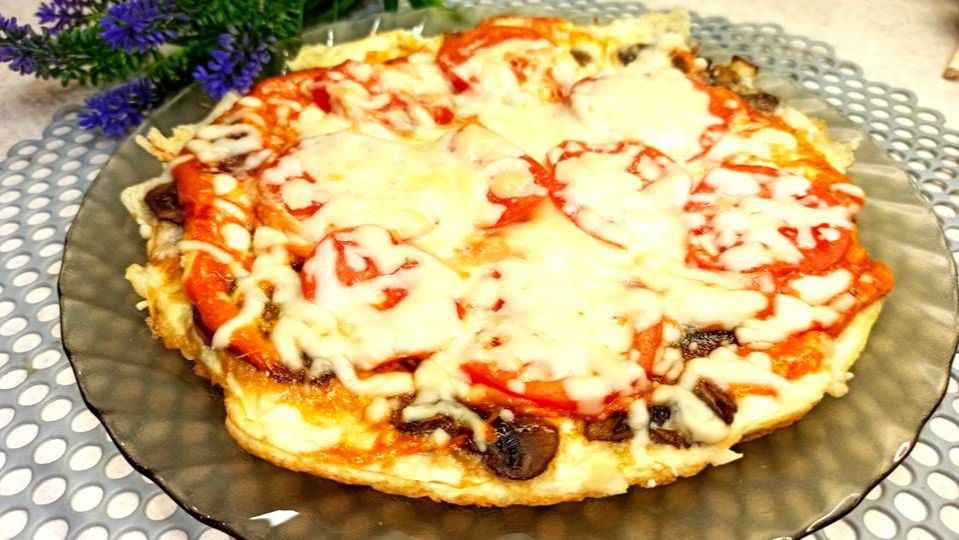 Пицца на сковороде за 10 минут - Быстрый рецепт пиццы на завтрак без духовки!