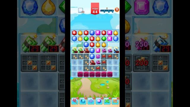 Jewel Legend 213 и 214 уровень три в ряд