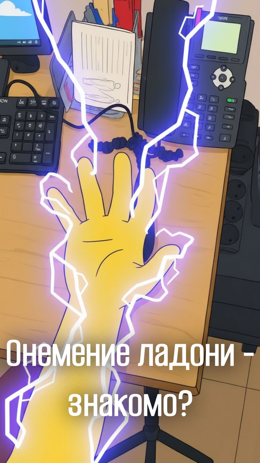 Онемение ладони - знакомо?