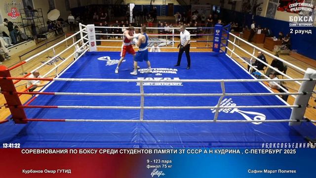 123 финал 75 кг Курбанов Омар ГУТИД Сафин Марат Политех