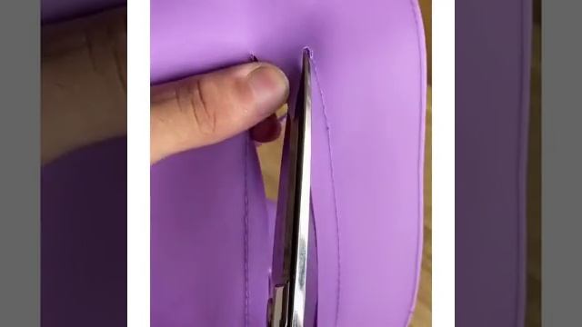 Вшиваем молнию в сумку.