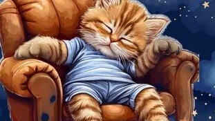 Путешествие в страну снов. Спокойной ночи. Шикарная музыкальная открытка.