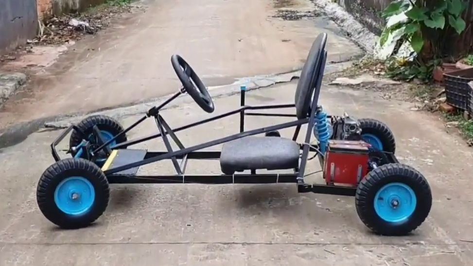 Электрокартинг 24 В  350 Вт, Обучающее видео по сборке своими руками.