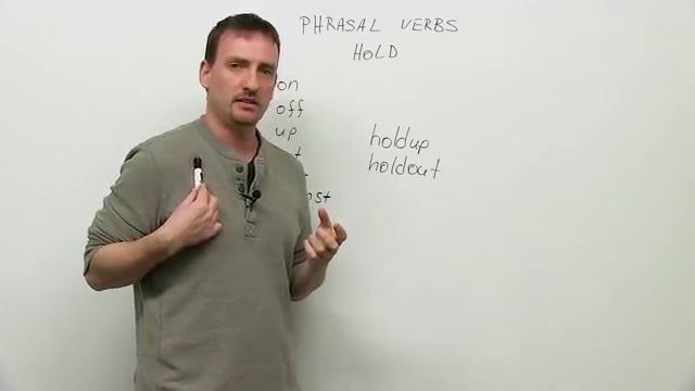 10 HOLD Phrasal Verbs_ hold up, hold to, hold out...