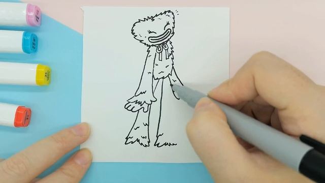 Как нарисовать Кисси Мисси поэтапно. ДЛЯ ДЕТЕЙ !