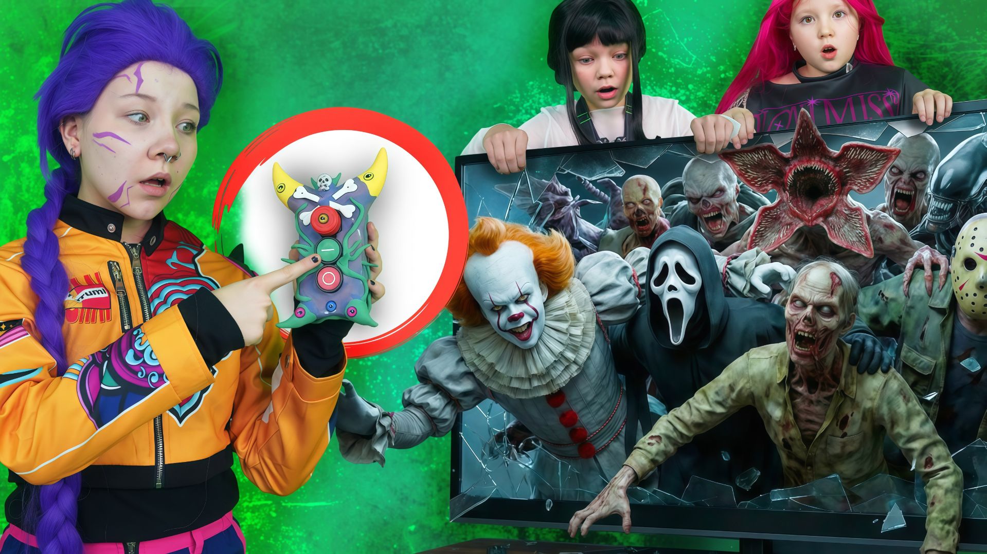 РУМИ НАШЛА ДЕМОНИЧЕСКИЙ ПУЛЬТ и СЛУЧАЙНО ОТПРАВИЛА ПОДРУГ В ФИЛЬМ УЖАСОВ! 😱🚫