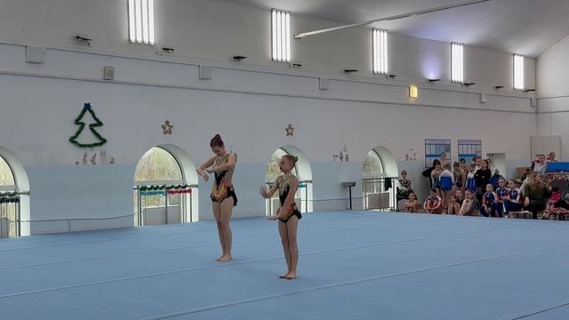 ЖП 1 спортивный разряд, Лыткина Алиса и Лебедева Вероника, МАУДО ДТДиМ, Балансовое упражнение