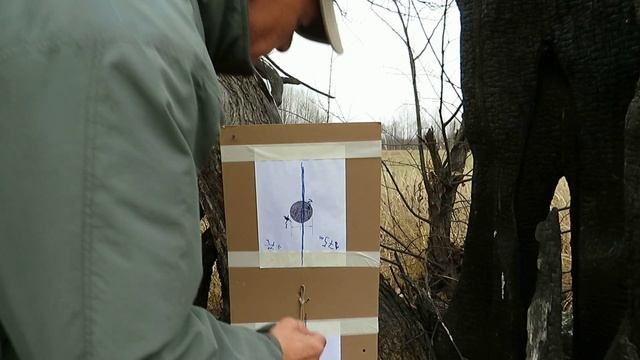 Стреляю стоя с трипода на 175м, 255м и 332м.