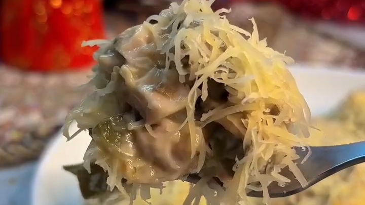 Салат «Снежные сугробы»...❄🥗🎄😋