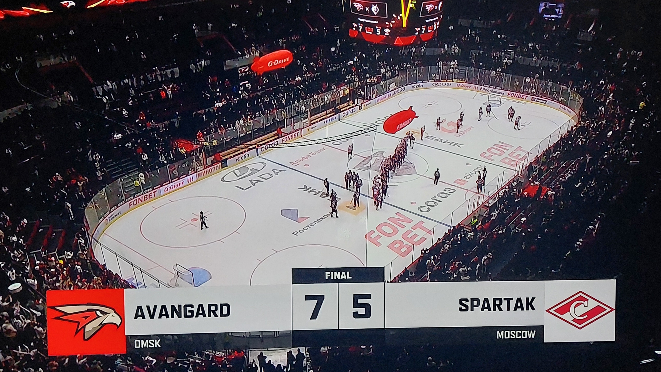 Обзор КХЛ Авангард - Спартак