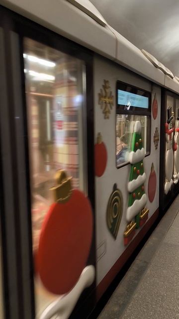 «Зимний» поезд "Снеговик" "Москва-2020" 2025