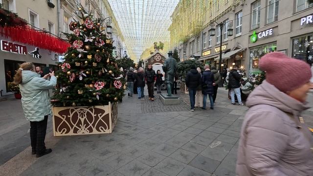 Москва | прогулка по Москве | новый год | Москва 2025 | 莫斯科 | Кузнецкий Мост