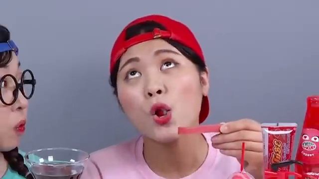 Красная еда VS Голубая еда Вызов ДОНА